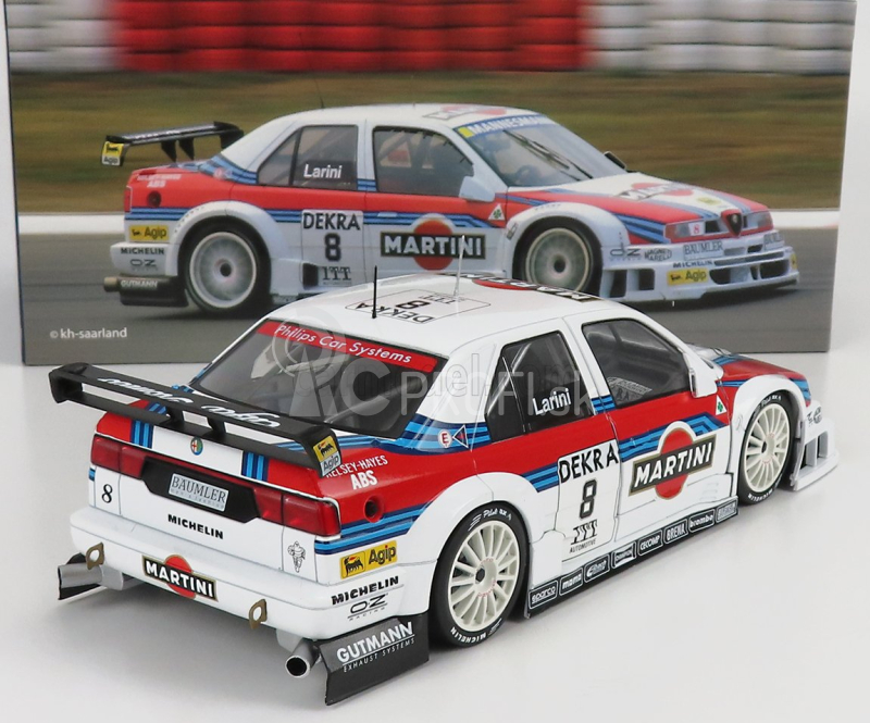 Werk83 Alfa romeo 155 V6 Ti Martini Racing N 8 Dtm Itc 1995 Nicola Larini 1:18 Biela