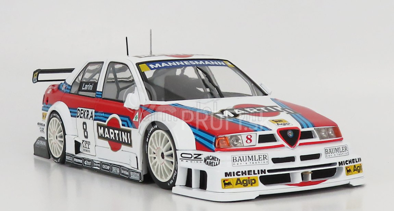 Werk83 Alfa romeo 155 V6 Ti Martini Racing N 8 Dtm Itc 1995 Nicola Larini 1:18 Biela