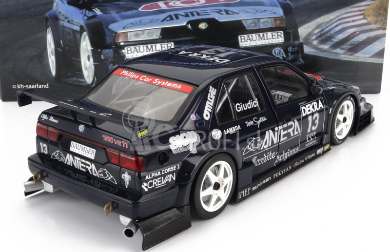 Werk83 Alfa romeo 155 V6 Ti Team Alpha Corse 2 N 13 Dtm Itc Sezóna 1995 Gianni Giudici 1:18 Tmavomodrá