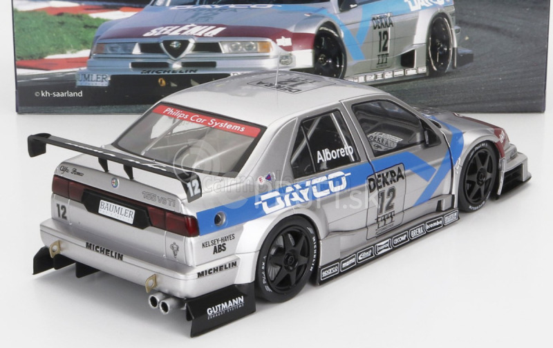 Werk83 Alfa romeo 155 V6 Ti Team Schubel Engineering Dayco N 12 Dtm Itc Sezóna 1995 Michele Alboreto 1:18 Strieborná modrá červená