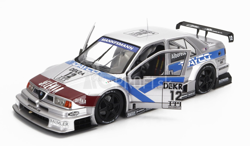 Werk83 Alfa romeo 155 V6 Ti Team Schubel Engineering Dayco N 12 Dtm Itc Sezóna 1995 Michele Alboreto 1:18 Strieborná modrá červená