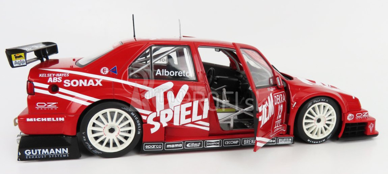 Werk83 Alfa romeo 155 V6 Ti Team Schubel Engineering N 12 Dtm Itc Sezóna 1995 Michele Alboreto 1:18 Červená