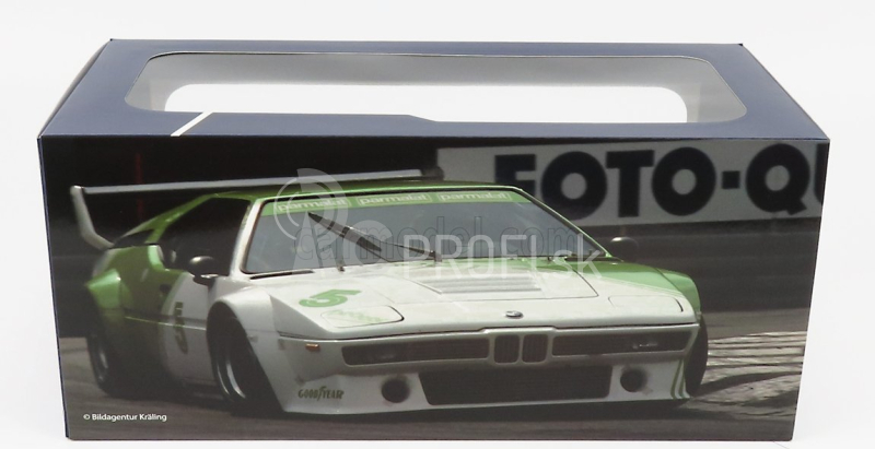 Werk83 BMW M1 (e26) Bs Fabrications N 5 Procar Series 1980 N.piquet 1:18 Bielo zelená