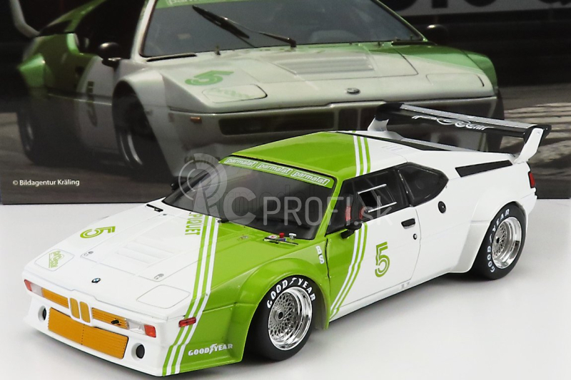 Werk83 BMW M1 (e26) Bs Fabrications N 5 Procar Series 1980 N.piquet 1:18 Bielo zelená