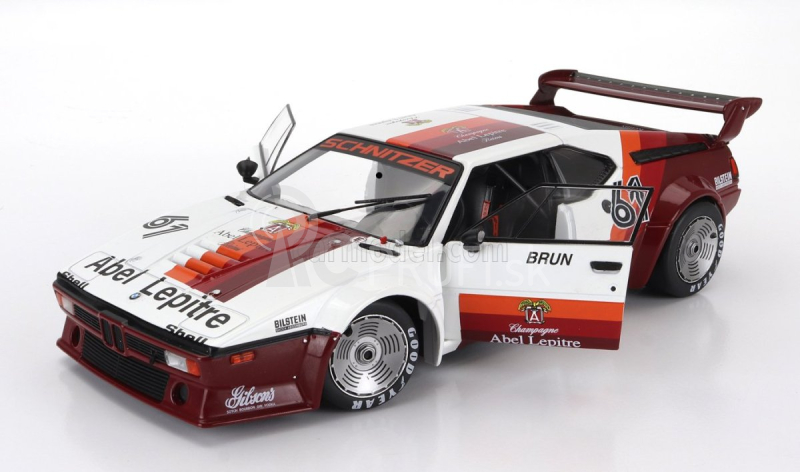 Werk83 BMW M1 M88 3.5l N 61 Procar Series Monaco Race 1980 Walter Brun 1:18 červená biela