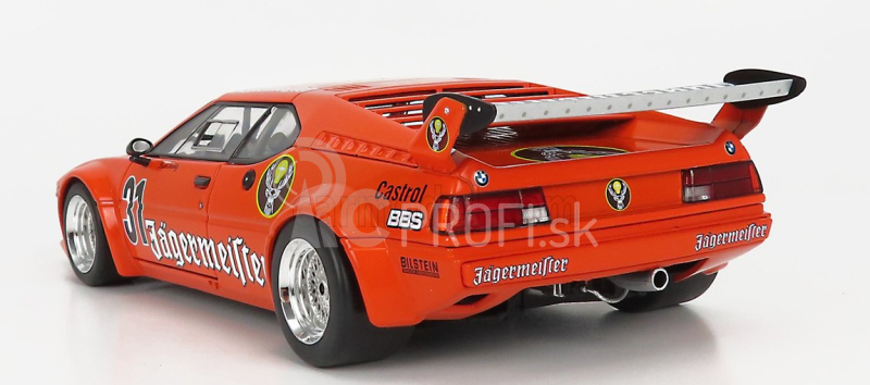 Werk83 BMW M1 Procar (e26) Team Jagermeister N 31 Drt Nurburgring 1982 Kurt Konig 1:18 Oranžová