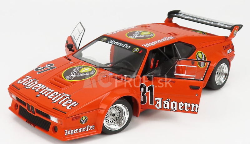 Werk83 BMW M1 Procar (e26) Team Jagermeister N 31 Drt Nurburgring 1982 Kurt Konig 1:18 Oranžová