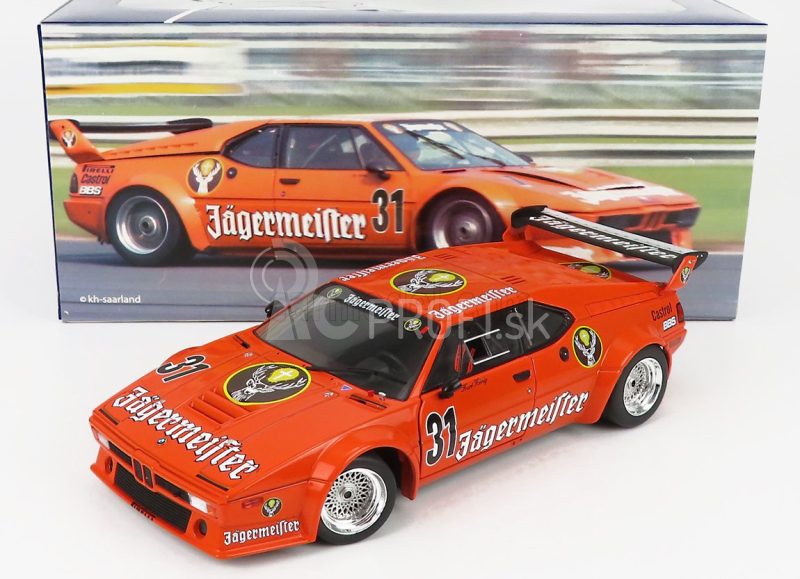 Werk83 BMW M1 Procar (e26) Team Jagermeister N 31 Drt Nurburgring 1982 Kurt Konig 1:18 Oranžová