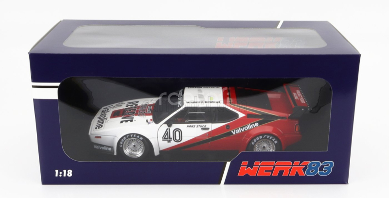 Werk83 BMW M1 Procar N 40 Winner Monaco Procar Series 1980 H.j.stuck 1:18 červená biela