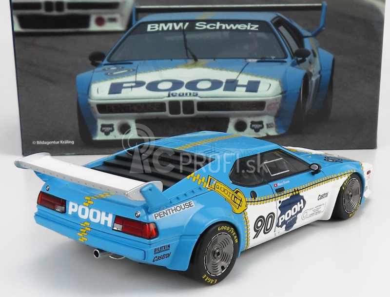 Werk83 BMW M1 Procar N 90 Procar Serie 1980 Marc Surer 1:18 biela svetlomodrá