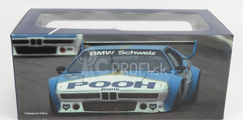 Werk83 BMW M1 Procar N 90 Procar Serie 1980 Marc Surer 1:18 biela svetlomodrá