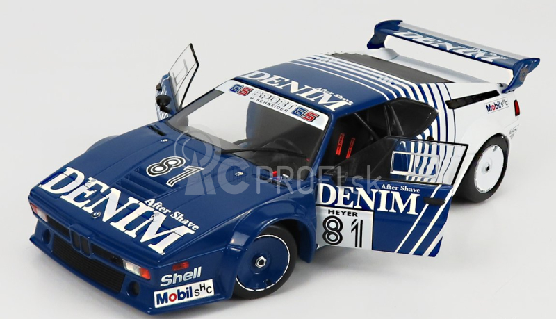 Werk83 BMW M1 Procar Team Bmw Motorsport N 81 Procar Series 1980 Hans Heyer 1:18 bielo modrá