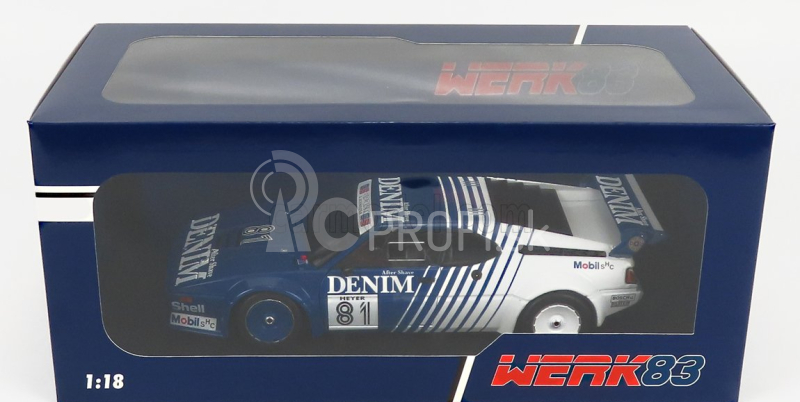 Werk83 BMW M1 Procar Team Bmw Motorsport N 81 Procar Series 1980 Hans Heyer 1:18 bielo modrá