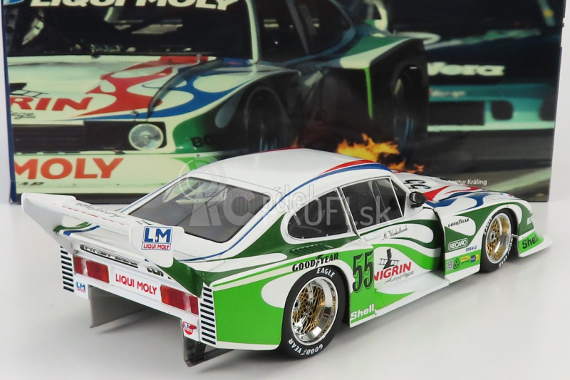 Werk83 Ford england Capri Turbo Gr.5 Team Liqui Moly N 55 Drm 1981 Manfred Winkelhock 1:18 bielo zelená