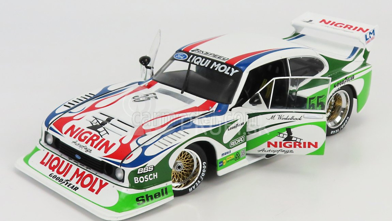 Werk83 Ford england Capri Turbo Gr.5 Team Liqui Moly N 55 Drm 1981 Manfred Winkelhock 1:18 bielo zelená