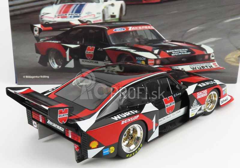 Werk83 Ford england Capri Turbo Gr.5 Zakspeed N 1 Drm 1980 Klaus Ludwig 1:18 Black