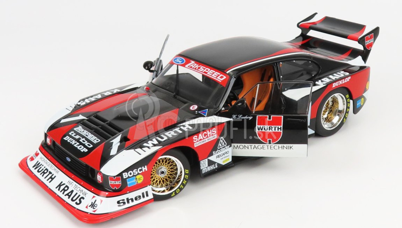 Werk83 Ford england Capri Turbo Gr.5 Zakspeed N 1 Drm 1980 Klaus Ludwig 1:18 Black