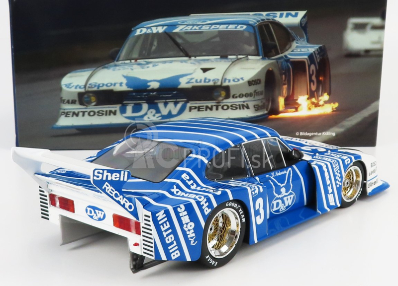 Werk83 Ford england Capri Turbo Gr.5 Zakspeed N 3 Drm 1982 Klaus Niedzwiedz 1:18 Biela Modrá