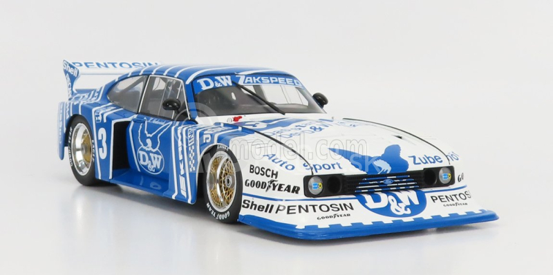 Werk83 Ford england Capri Turbo Gr.5 Zakspeed N 3 Drm 1982 Klaus Niedzwiedz 1:18 Biela Modrá