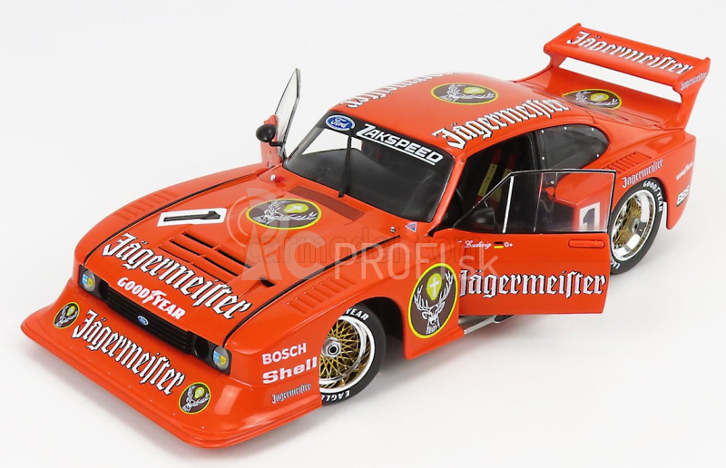 Werk83 Ford england Capri Turbo Jagermeister Gr.5 Team Zakspeed N 1 Season Drm 1982 Klaus Ludwig 1:18 Orange