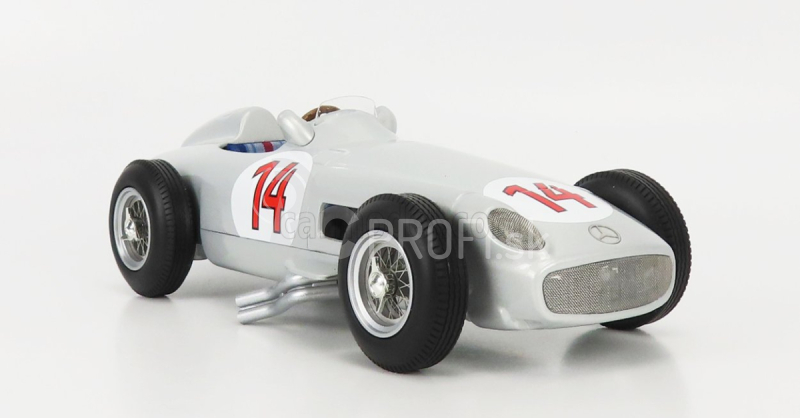 Werk83 Mercedes benz F1 W196 N 14 2nd Belgium Gp 1955 Stirling Moss 1:18 Silver