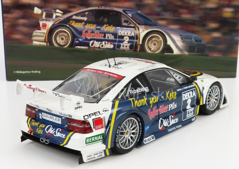 Werk83 Opel Calibra V6 4x4 N 2 Dtm Hockenheim 1995 Keke Rosberg 1:18 Biela modrá