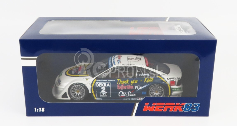 Werk83 Opel Calibra V6 4x4 N 2 Dtm Hockenheim 1995 Keke Rosberg 1:18 Biela modrá