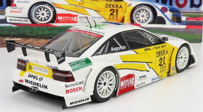 Werk83 Opel Calibra V6 4x4 Opel Team Joest N 21 Dtm Itc 1995 Ni Amorin 1:18 bielo žltá