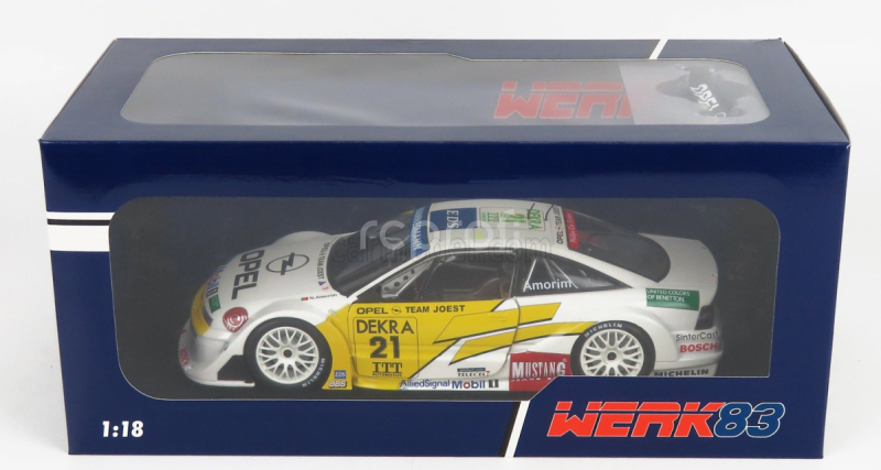 Werk83 Opel Calibra V6 4x4 Opel Team Joest N 21 Dtm Itc 1995 Ni Amorin 1:18 bielo žltá