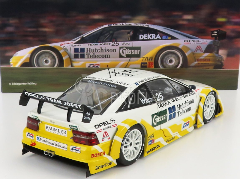 Werk83 Opel Calibra V6 4x4 Opel Team Joest N 25 Itc 1996 Alexander Wurz 1:18 bielo žltá