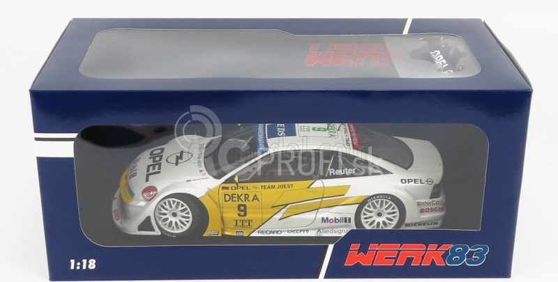 Werk83 Opel Calibra V6 4x4 Team Joest N 9 Dtm Itc 1995 M.reuter 1:18 Bielo žltá