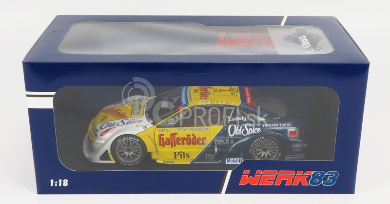 Werk83 Opel Calibra V6 4x4 Team Rosberg N 1 Winner Race 1+2 Hockenheim Dtm Itc 1995 Klaus Ludwig 1:18 Žltá Modrá Biela