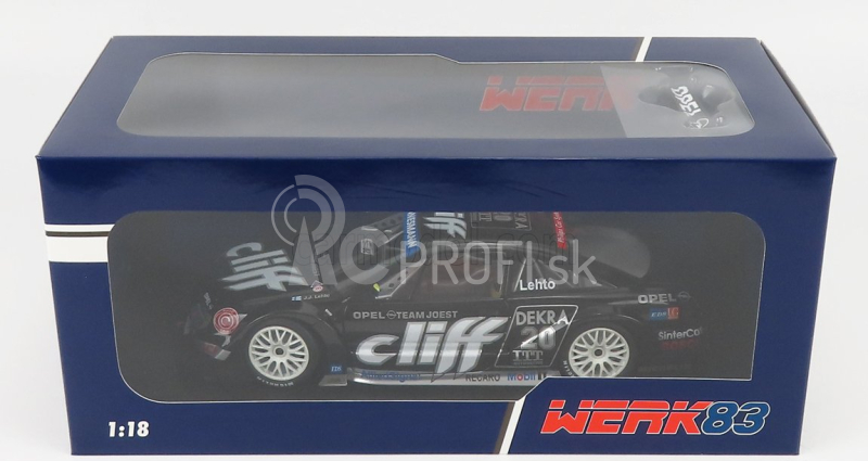 Werk83 Opel Calibra V6 Cliff Team Joest N 20 Dtm Itc 1995 J.j.lehto 1:18 čierna