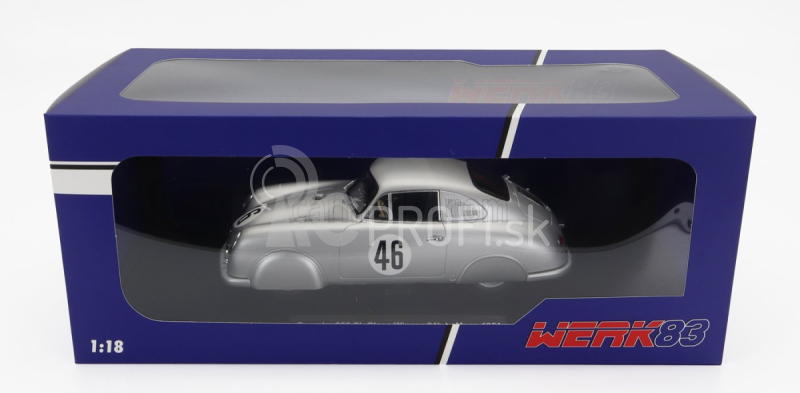 Werk83 Porsche 356 Sl Coupe Team Porsche K.g. N 46 Trieda víťazov 24h Le Mans 1951 Auguste Veuillet - Edmond Mouche 1:18 Striebro