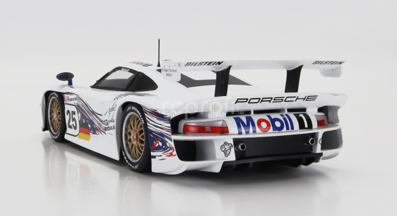 Werk83 Porsche 911 3.2l Gt1 Evo Team Porsche Ag N 25 24h Le Mans 1997 H.j.stuck - T.boutsen - B.wollek 1:18 Biela