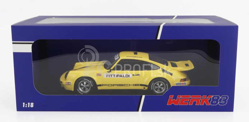 Werk83 Porsche 911 Carrera 3.0 Rsr N 1 Iroc Riverside 1973 Emerson Fittipaldi 1:18 Žltá