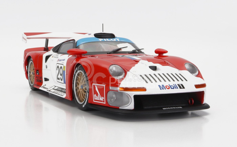 Werk83 Porsche 911 Gt1 3.2l Turbo Team Societe Jb N 29 24h Le Mans 1997 A.ferte - J.von Gartzen - O.thevenin 1:18 červená biela