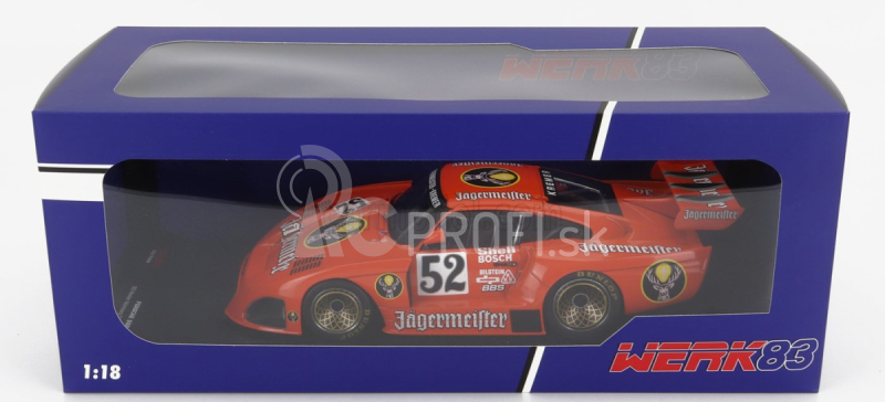 Werk83 Porsche 935 K4 Turbo Team Kremer Jagermeister N 52 Winner Norisring Drm 1981 B.wollek 1:18 Oranžová