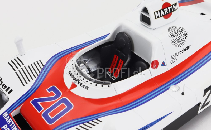 Werk83 Porsche 936 2.1l Turbo Team Martini Racing Porsche System N 20 Sportwagen Weltmeisterschaft 1976 J.ickx 1:18 Biela červená modrá