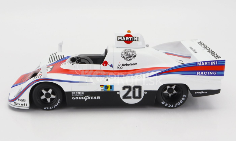 Werk83 Porsche 936 2.1l Turbo Team Martini Racing Porsche System N 20 Víťaz 24h Le Mans 1976 J. Ickx - G.van Lennep 1:18 Biela červená