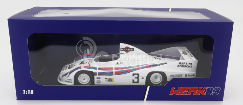 Werk83 Porsche 936/77 Team Martini Racing Porsche System N 3 24h Le Mans 1977 J.ickx - H.pescarolo 1:18 Biela červená modrá