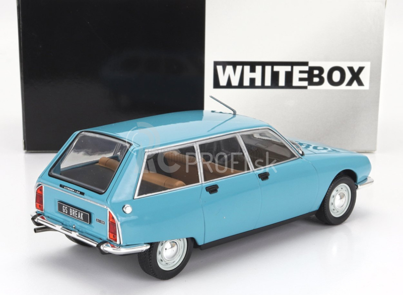 Whitebox Citroen Gs Break Sw Station Wagon 1971 1:24 svetlomodrá