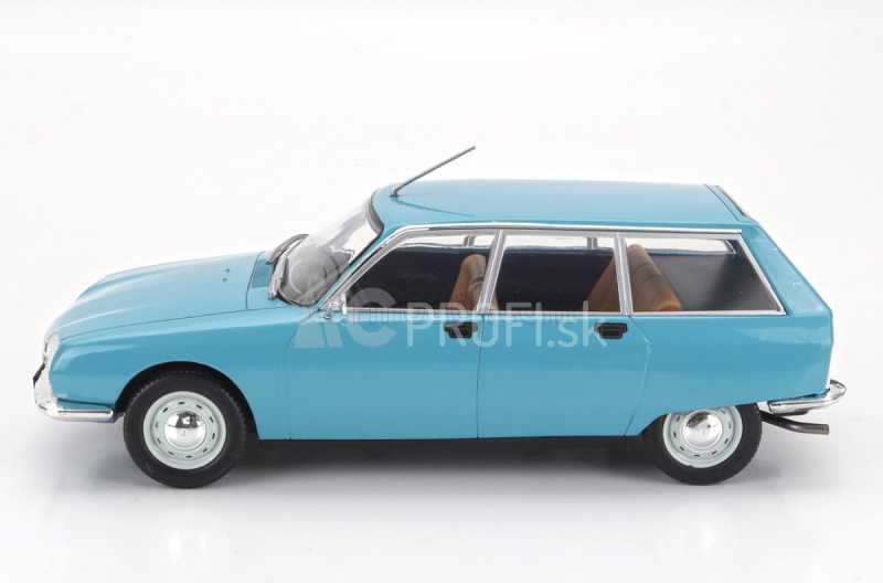 Whitebox Citroen Gs Break Sw Station Wagon 1971 1:24 svetlomodrá