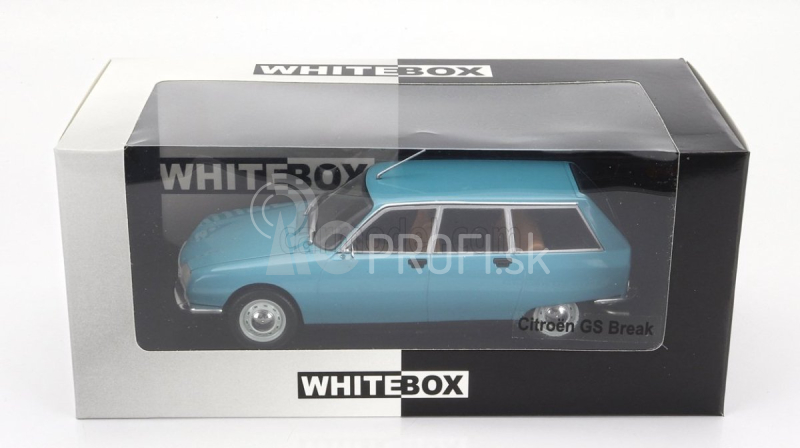 Whitebox Citroen Gs Break Sw Station Wagon 1971 1:24 svetlomodrá