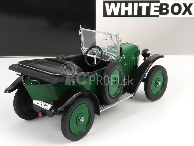 Whitebox Opel 4/12 Ps Cabriolet Rhd 1924 1:24 zelená čierna