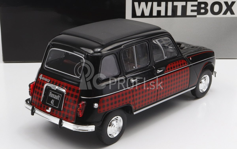 Whitebox Renault R4l Parisienne 1964 1:24 čierna červená