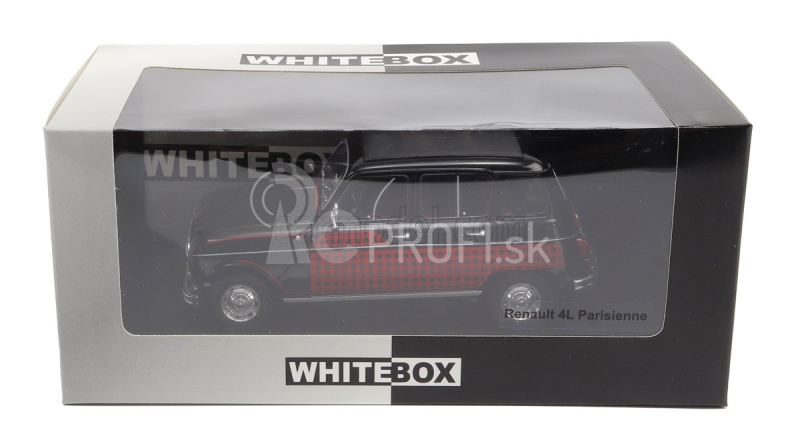 Whitebox Renault R4l Parisienne 1964 1:24 čierna červená