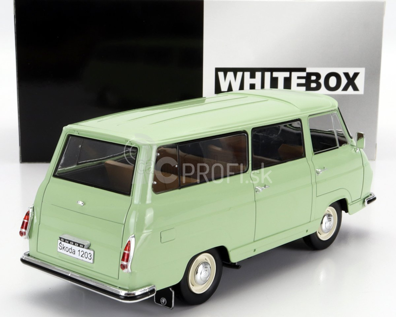 Whitebox Škoda 1203 Minibus 1968 1:24 svetlozelená