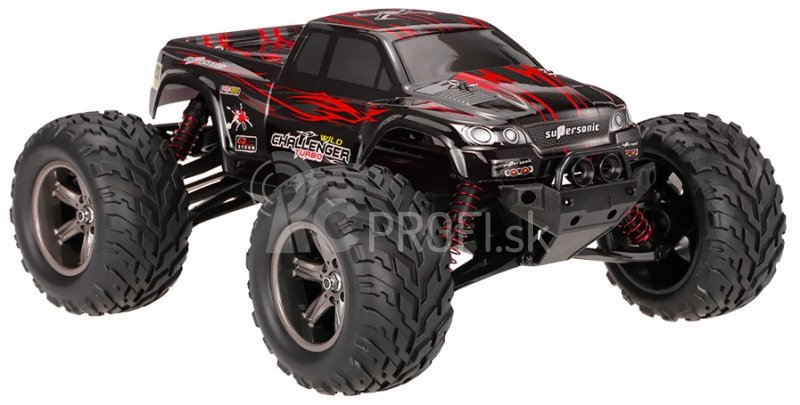 RC auto X9115 Challenger monster, červená + náhradná batéria