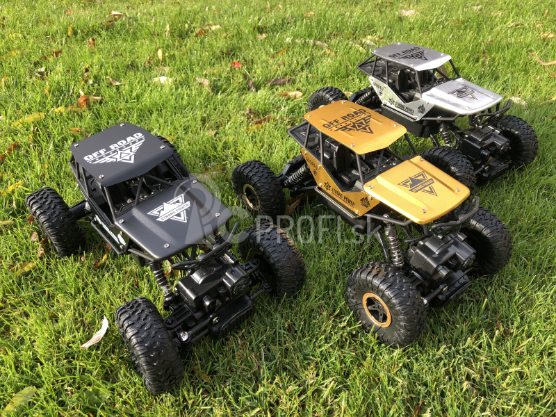 RC auto Strong Crawler, strieborná